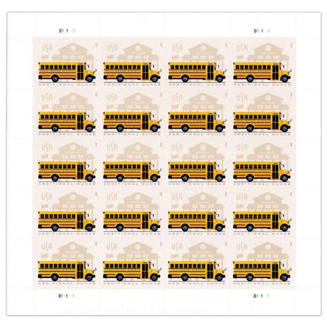 US$ 12.00 - School Bus 2023 - www.uspostprostamp.com