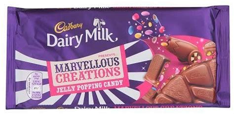 Cadbury Dairy Milk Chocolate Marvellous Creations Jelly Popping Candy