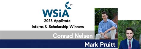 Two Appalachian State Rmi Students Win Prestigious Wsia Internship And