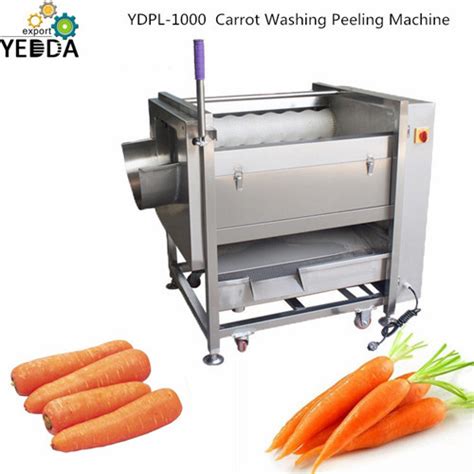 Ydpl 1000 Potato Cassava Carrot Washing Peeling Polishing Machine