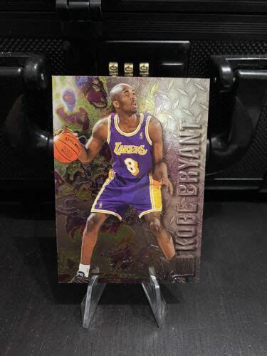 1996 97 Kobe Bryant Fleer Metal Rookie Card 181 Ebay