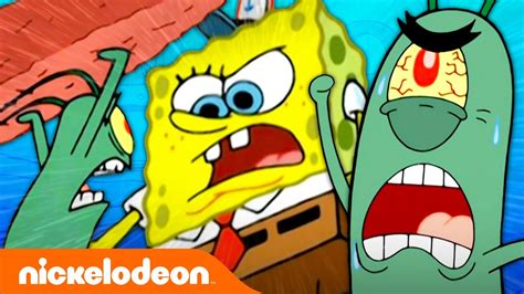 64 Times Plankton Failed To Steal The Secret Formula 🍔 Spongebob Nicktoons Youtube