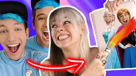 Disney Youtuber In Asozial Gemalt Julien Bam Rezo Julia Beautx