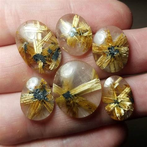 Geology Tweets On Twitter Unique Polished Star Golden Rutile Quartz