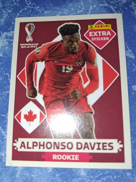 Panini WM 2022 Extra Sticker Base Edition Alphonso Davies Kaufen Auf