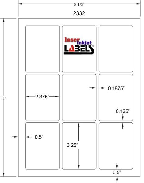 Free Label Templates For Downloading And Printing Labels for Maco Label ...