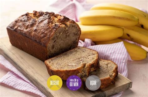 Chec Cu Banane Banana Bread Delicios Cum V Place Recipe Banana