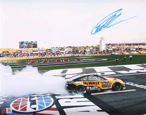 Christopher Bell Signed Nascar Charlotte Roval Win Celebration