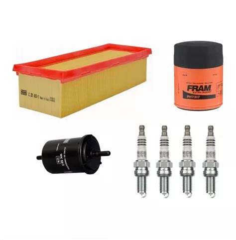 Kit Filtros Aire Aceite Gasolina Bujias Fiat Mobi 1 0l 2015 Meses Sin