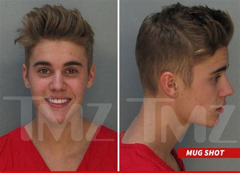 Why So Serious? Justin Bieber's Crazy Mugshot Released!