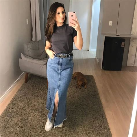 Looks Com Saia Midi - Aprenda a montar looks com saia midi: confira o guia definitivo de ...
