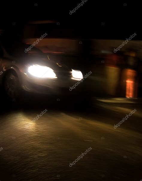 Fast moving car at night — Stock Photo © chaoss #1714796