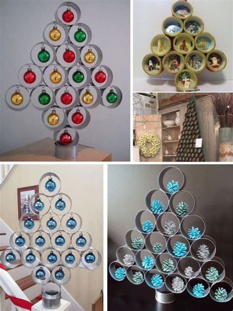 50 manualidades con latas de atún Hacer arbol de navidad Hacer