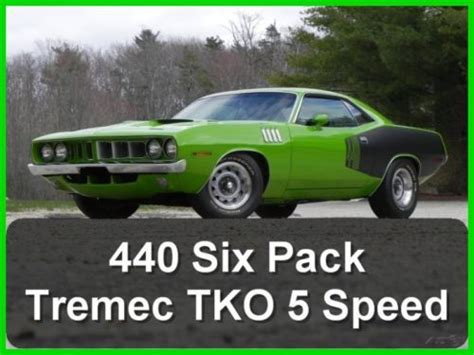 Purchase Used Plymouth Cuda Pack Tremec Speed Sublime