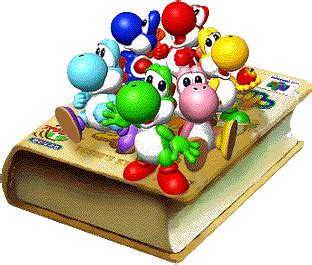 File Yoshis On Storybook Png Super Mario Wiki The Mario Encyclopedia