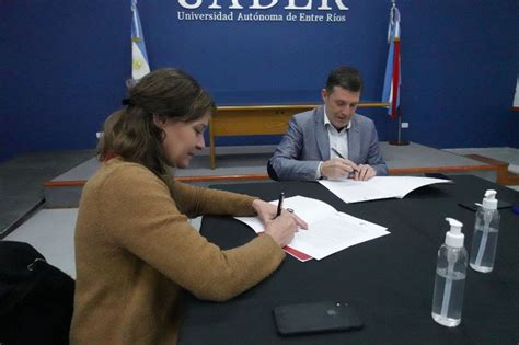 Se Firmó Un Convenio Marco De Cooperación Entre La Uader Y La