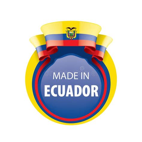 Ecuador Flag Vector Illustration Stock Vector Illustration Of Design