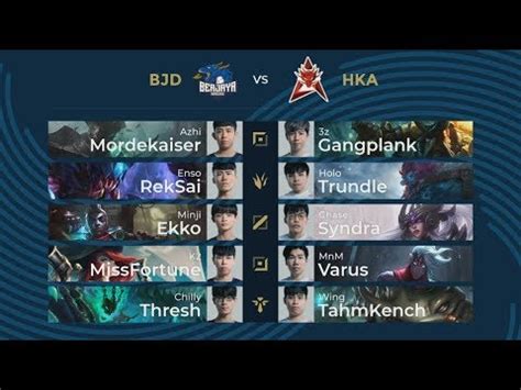 中文 BJD vs HKA Week 3 Day 3 PCS 春季聯賽 2020 Berjaya Dragons vs