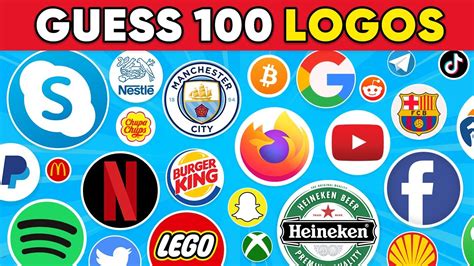 Guess The Logo In 3 Seconds 100 Famous Logos Logo Quiz Youtube