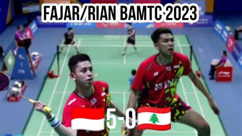 Rank 1 Dunia Tiada Lawan Fajar Alfian Rian Ardianto Vs Abi Younes