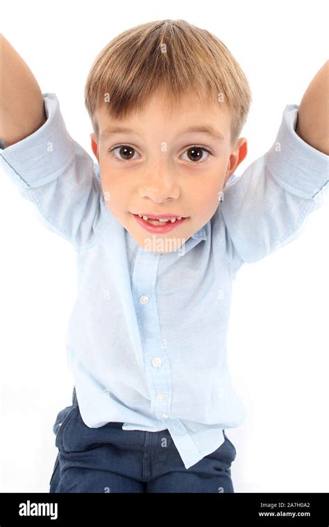 Adorable Child Boy Reaching Hands Towards You Stock Photo Alamy