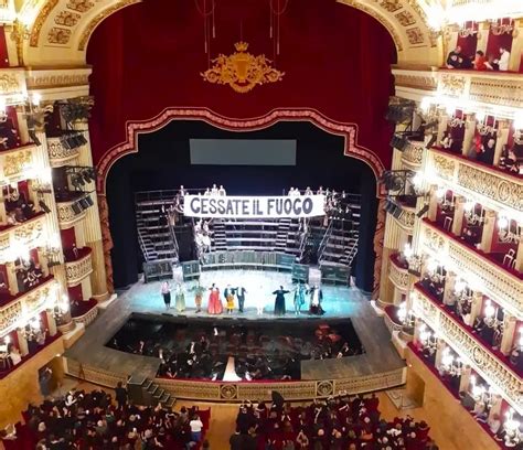 Ceasefire at the San Carlo Theater in Naples