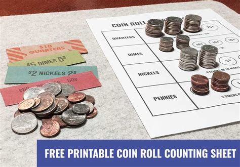 Printable Coin Rolls