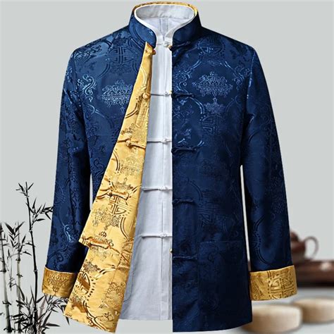 Homens Camisa De Drag O Chin S Kung Fu Casacos China Ano Novo Tang