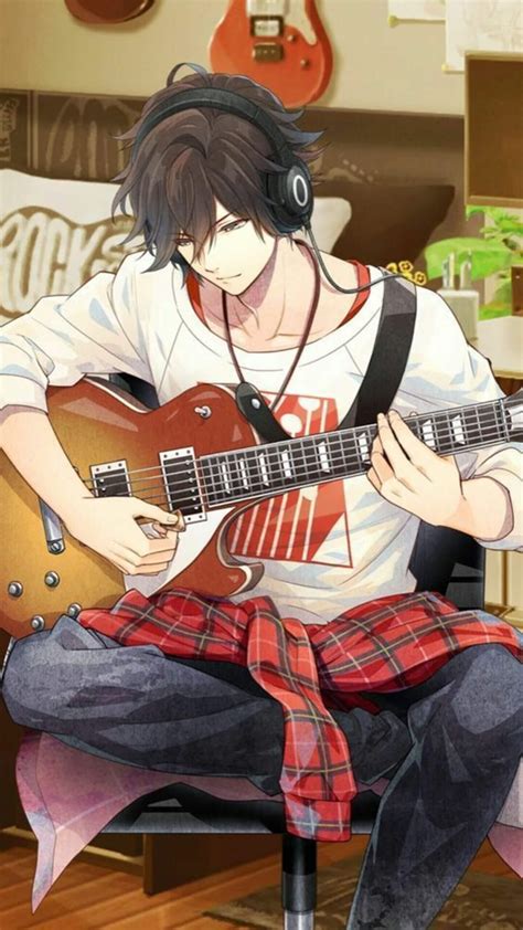 Anime Boy With Guitar Wallpaper Hd Picture Myweb