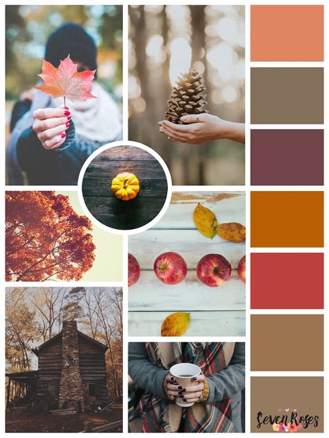 Fall Moodboard Fall Lovers Kit Seven Roses