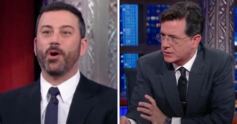 Stephen Colbert And Jimmy Kimmel Proved They Are Far From Rivals During ...