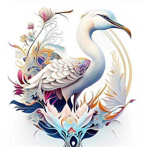 Premium Ai Image A Beautiful Stork