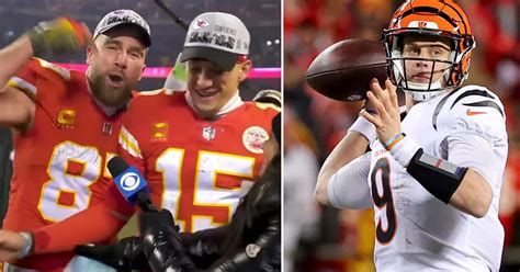 Patrick Mahomes And Travis Kelce Aim Cheeky Joe Burrow Dig After Securing Super Bowl Slot