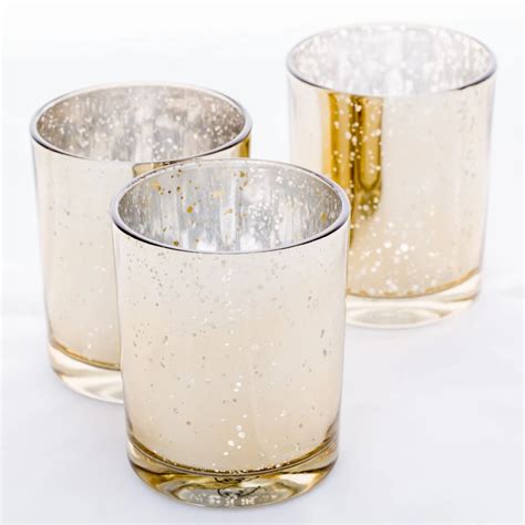 Richland Votive Holder Grande Gold Mercury Set Of 72 Votive Holder