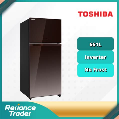 TOSHIBA 661L 2 DOORS DUO HYBRID INVERTER FRIDGE REFRIGERATOR GR AG66MA