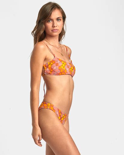 Geoded Cheeky Bikini Bottoms For Women RVCA