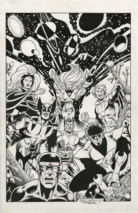 X Men Cover Recreation Dave Cockrum In Comiclink