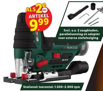 Parkside Accu Decoupeerzaag V Aanbieding Bij Lidl