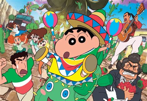 Foto De La Película Shin Chan En México El Ataque Del Cactus Gigante