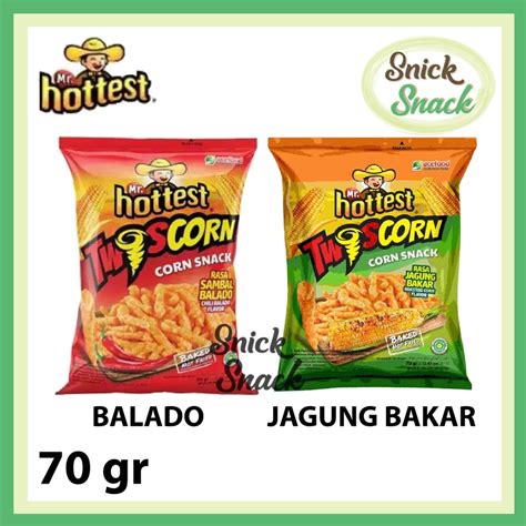 Jual Mr Hottest Twist Corn Kerupuk Jagung Twistko Ekstrudat Balado Dan