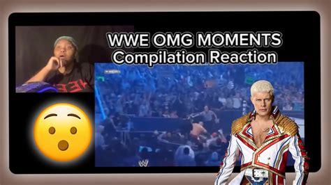 WWE OMG Moments Compilation Part 1 Reaction YouTube