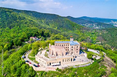 Hambacher Schloss Or Hambach Castle Aerial View Rhineland Palatinate