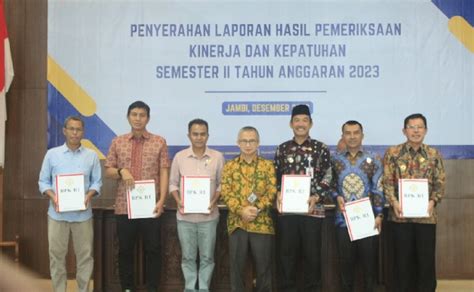 Bpk Serahkan Lhp Kinerja Dan Kepatuhan Semester Ii Bagi Kabupaten Kota