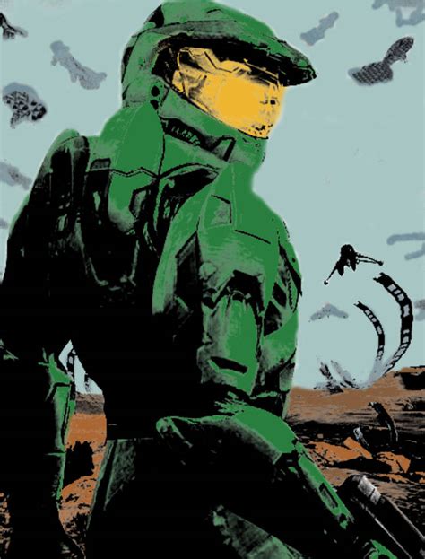 Master Chief Comic Style By Minimac47 On Deviantart