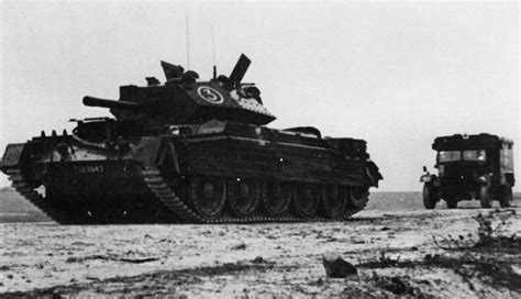 A "Crusader" Mk.lll (Crusader) of Company "C" of the 6th Armored ...