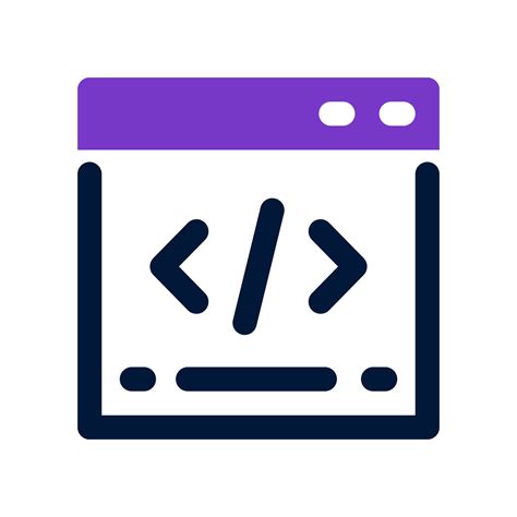 web programming icon. vector icon for your website, mobile, presentation, and logo design ...