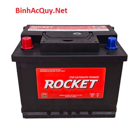 Bình ắc quy Rocket SMF 56217 12V 62AH BinhAcQuy Net