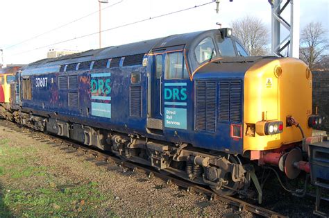 Drs Class 37 6 37607 Stafford Drs Class 37 6 At Stafford Flickr