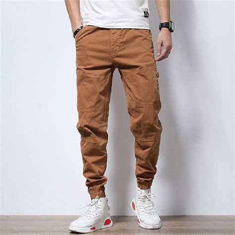 Khaki Jogger Pants Men