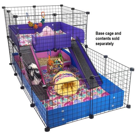 wide loop loft coroplast cc guinea pig cage guinea pig habitat